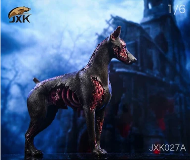 dog - NEW PRODUCT: JXK Studio: 1/6 scale JXK027 Zombie Doberman Scree568