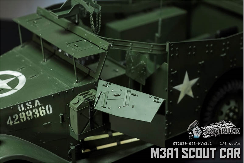 accessory - NEW PRODUCT: Go Truck: M3A1 SCOUT CAR - WORLD WAR II - 1/6 SCALE VEHICLE Scree648