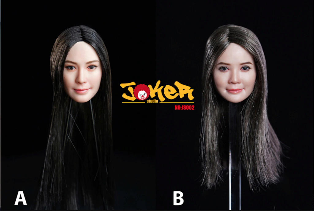 Female - NEW PRODUCT: Joker Studio 1:6 Blue Head [JS-001], & 2 Female Asian Heads [JS-002A] & [JS-002B] Scree664