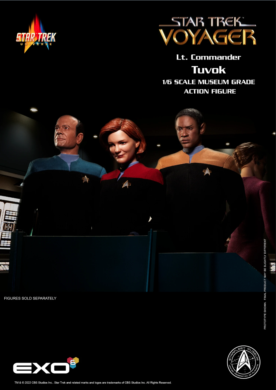 LtCommander - NEW PRODUCT: EXO-6: Star Trek: Voyager: Lt Commander Tuvok 1/6 scale Action Figure Scree830