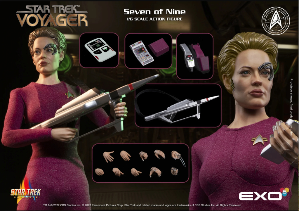 NEW PRODUCT: EXO-6: Star Trek: Voyger: 1/6 scale Seven of Nine Action Figure Scree836