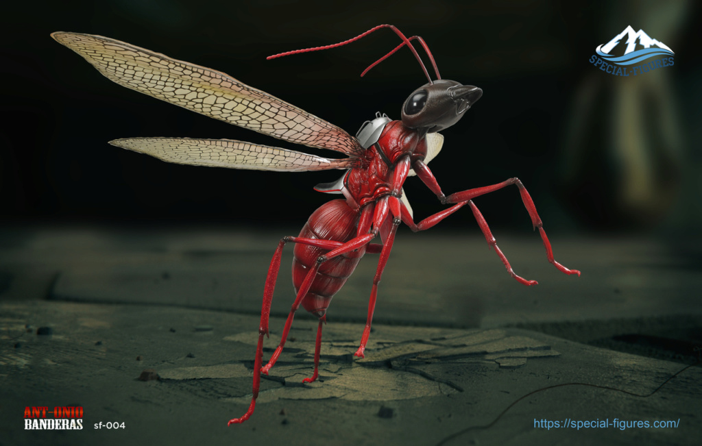 Ant - NEW PRODUCT: Special Figures: [SF-004A] 1:6 Scale Black Ant-onio Banderas & [SF-004B] Red Ant-onio Banderas Sf-00415