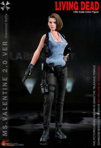 SUPER DUCK 1/6 Jill valentine Resident Evil Head & Clothes Action Figure  Toys