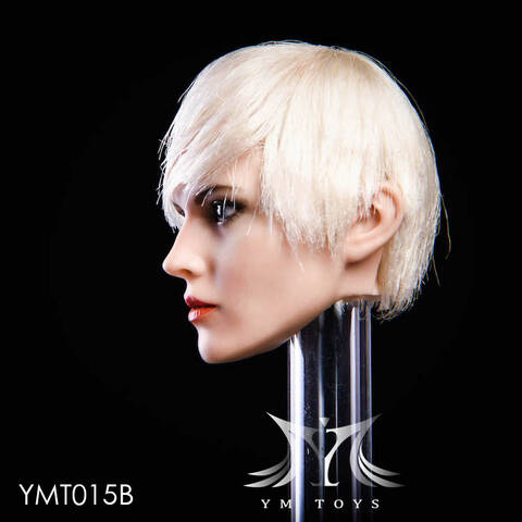 YMTOYS YMT015A 1/6 Mixed-race Beauty Head Sculpt Head Model F 12" Femlae Body