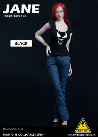 1/6 scale women Skinny Jeans Trousers Pants w/ belts for phicen hot toys ❶USA❶