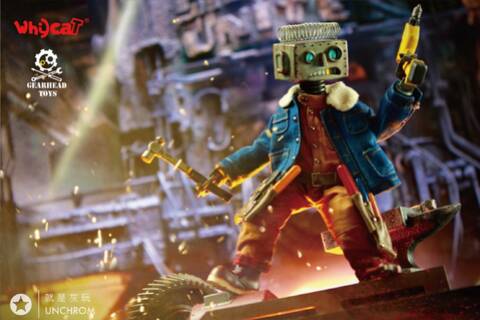 NEW PRODUCT: Whycat & GEARHEADTOYS: 1/6 ClumsyBot series first