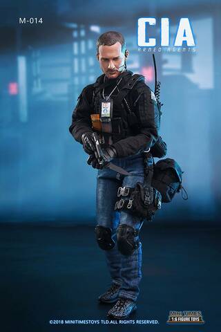 MINI TIMES 1:6TH SCALE MODERN CIA ARMED AGENTS JEANS WITH BELT 