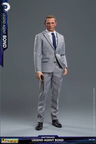 LAZTERTOYS 1/6 LZT-001 Legend Agent James Bond Collectible Action Figure Toys 