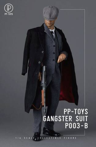 Details about   PP-TOYS 1/6 P003B WWII British Retro Gray Suit Clothes Fit 12" Male Figure Body 