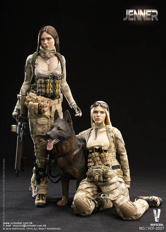 VERYCOOL VCF-2037B A-TACS FG Double Women Soldier JENNER  B Style 1/6 Figure 