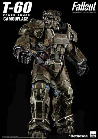 New Product Threezero 1 6 Fallout Remaining Dust Radiation Series T 60 Power Armor Action Figure