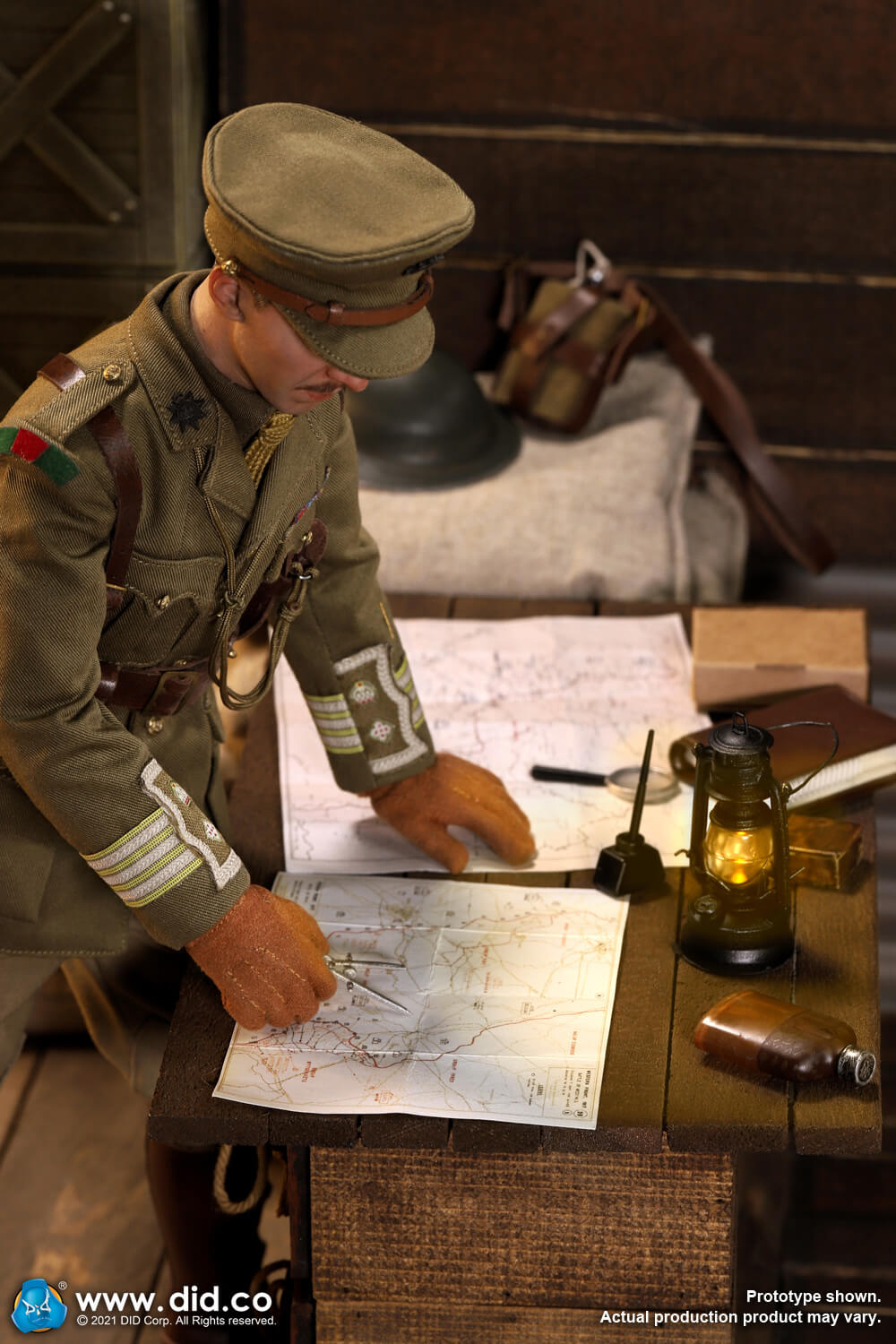 NEW PRODUCT: DiD: B11012  WW1British Officer – Colonel Mackenzie & E60062 WW1 War Desk Diorama Set  Ww1-wa17
