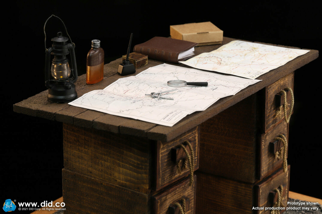 DeskDioramaSet - NEW PRODUCT: DiD: B11012  WW1British Officer – Colonel Mackenzie & E60062 WW1 War Desk Diorama Set  Ww1-wa21