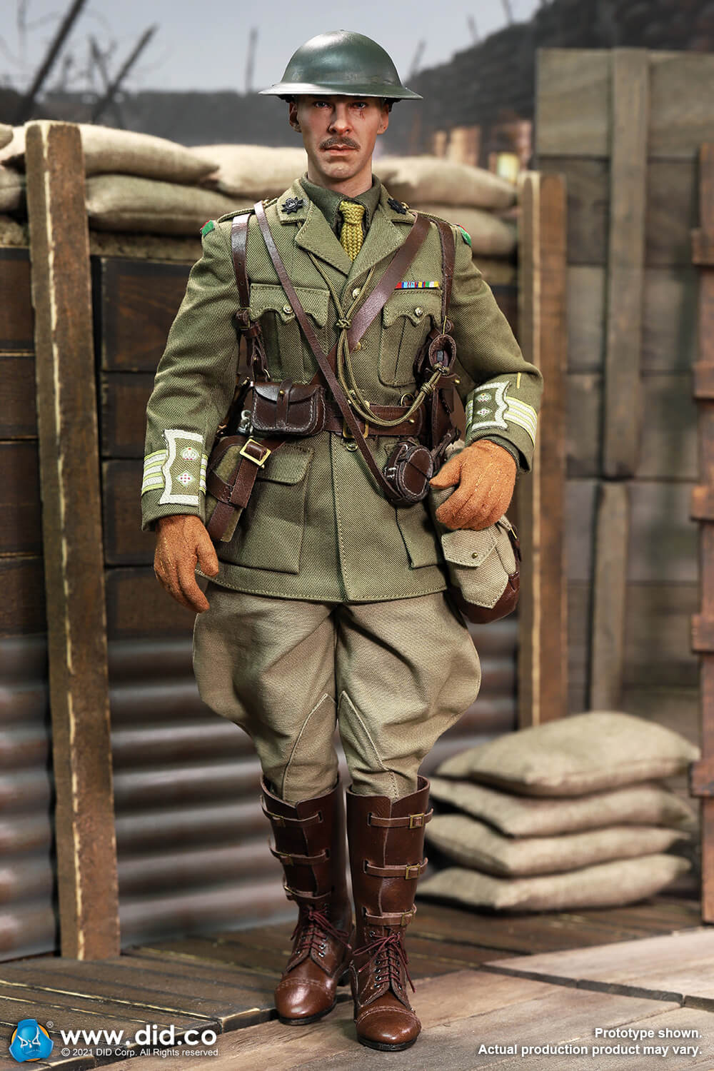 NEW PRODUCT: DiD: B11012  WW1British Officer – Colonel Mackenzie & E60062 WW1 War Desk Diorama Set  Ww1bri46