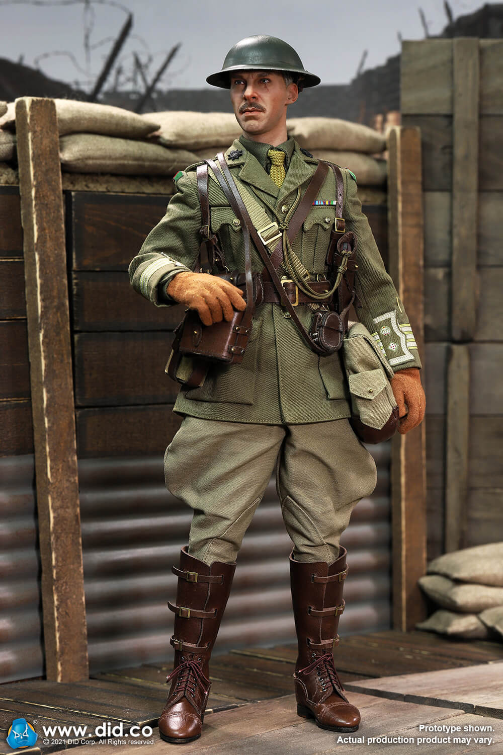 NEW PRODUCT: DiD: B11012  WW1British Officer – Colonel Mackenzie & E60062 WW1 War Desk Diorama Set  Ww1bri53