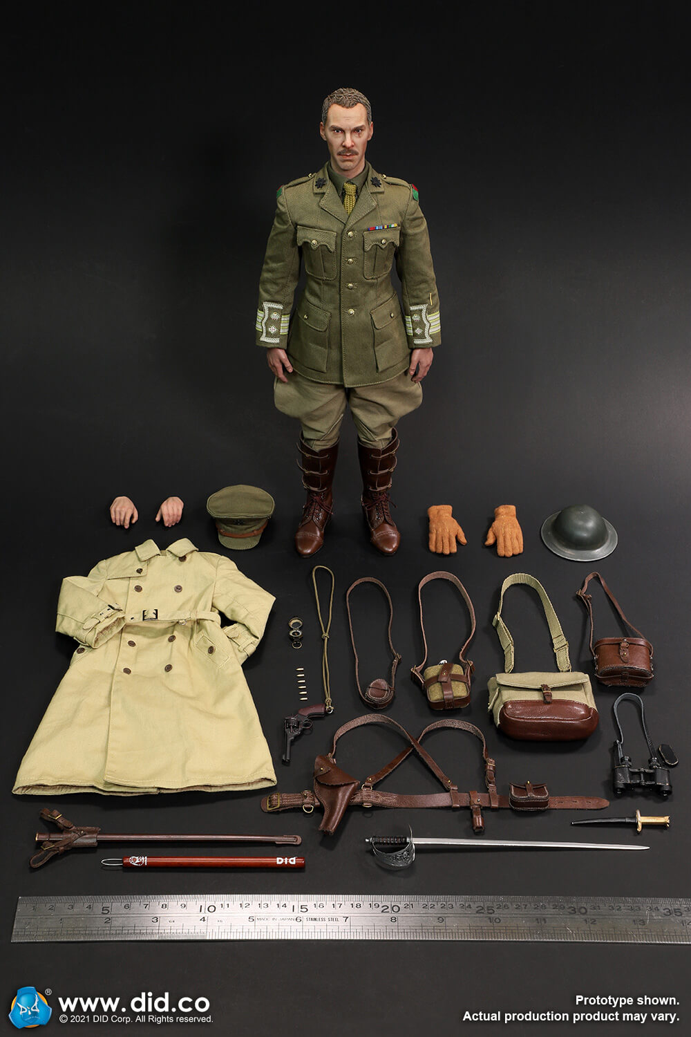 BritishOfficer - NEW PRODUCT: DiD: B11012  WW1British Officer – Colonel Mackenzie & E60062 WW1 War Desk Diorama Set  Ww1bri76