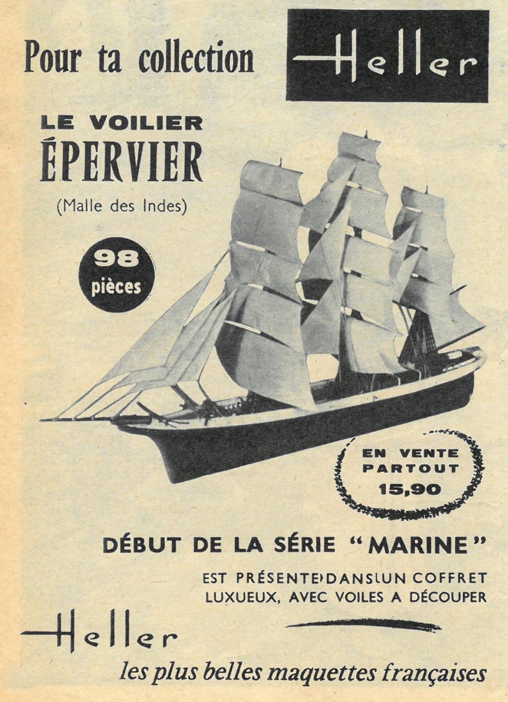 Publicités HELLER de 1959-1961 ... 01010
