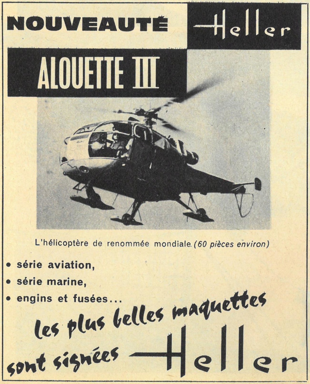 Publicités HELLER de 1959-1961 ... 01210