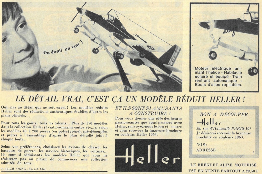 Publicités HELLER de 1959-1961 ... 02210