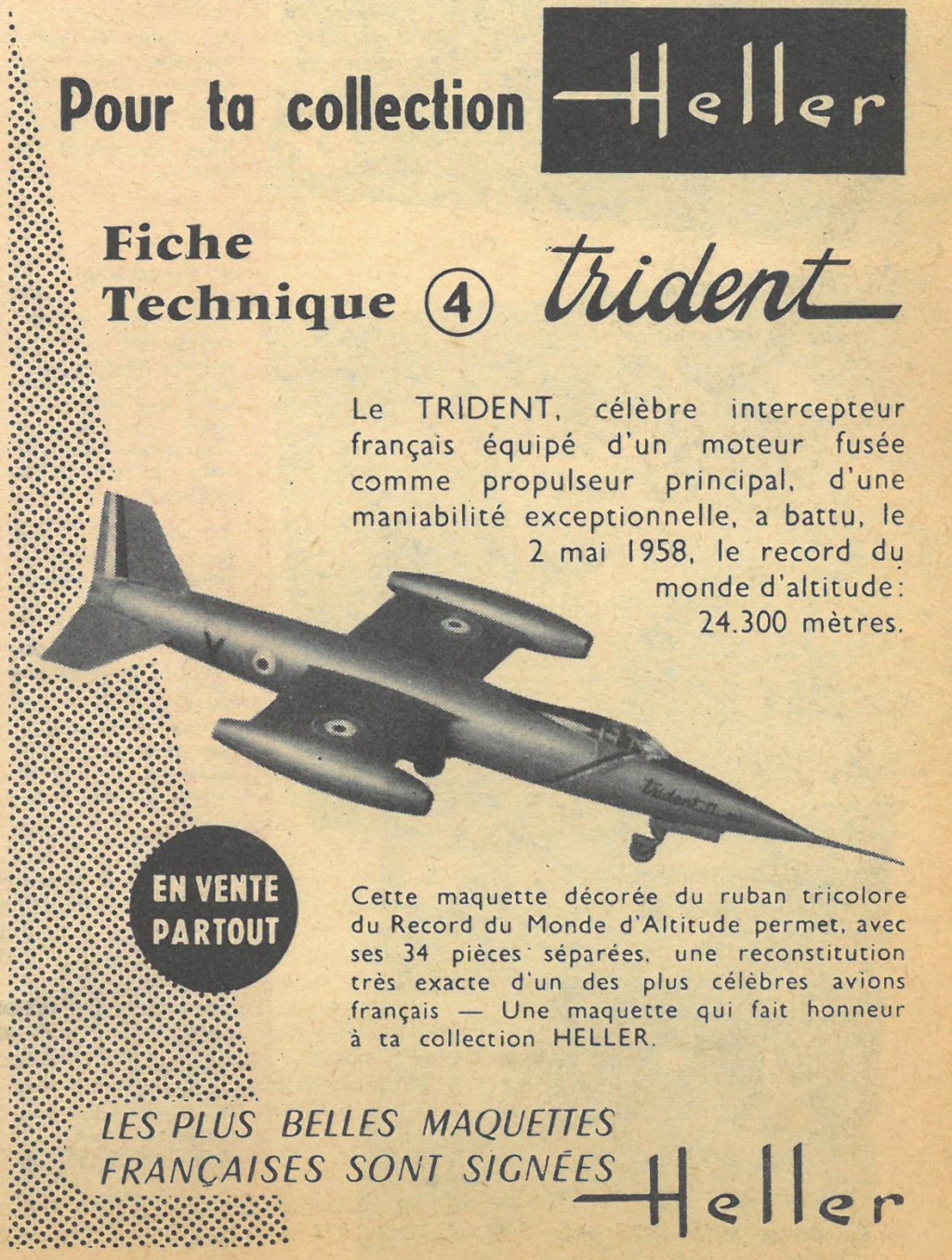 Publicités HELLER de 1959-1961 ...  F410