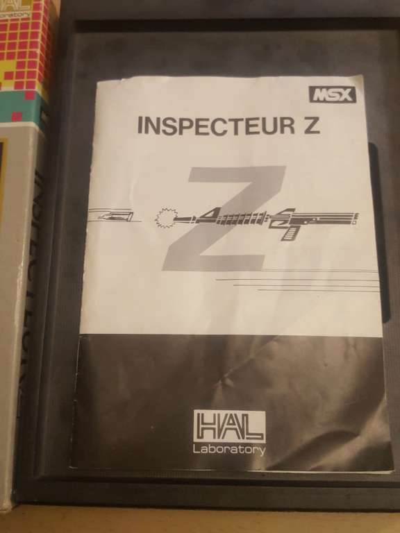 vends Inspecteur Z complet MSX 20200110