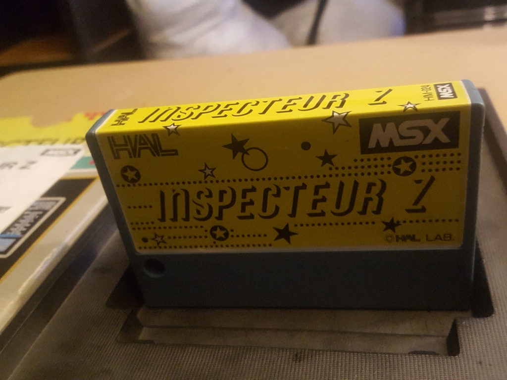 vends Inspecteur Z complet MSX 20200111
