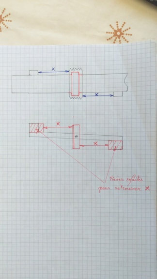 Modifier une baïonnette copie FG 42 E ==> FG 42 G 20240411