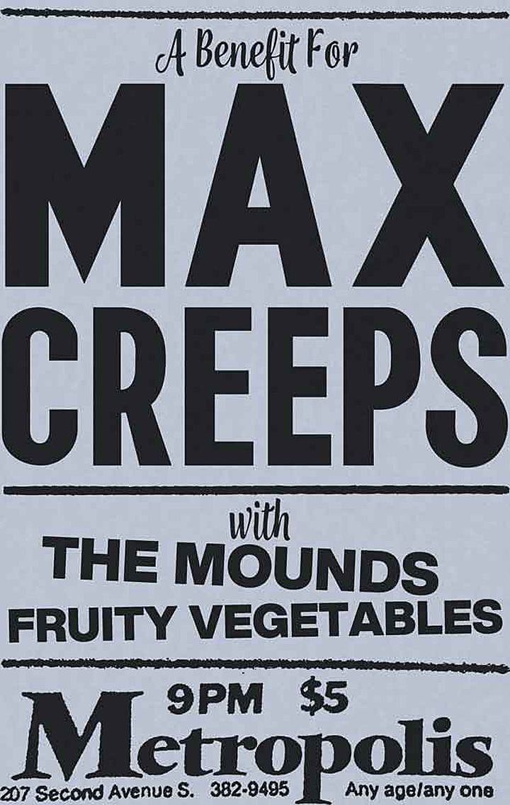2022.05.04 - Loudwire - Henry Rollins Reveals Rare Stash of Elusive Concert Fliers from Mystery Band Max Creeps Attach23