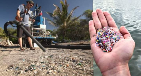 Jovenes crean una máquina capaz de separar los microplásticos de la playa Screen37