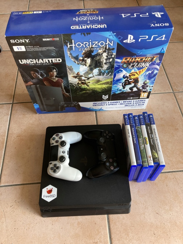 [VDS] Playstation 4 Slim 1To Pack Horizon / Uncharted / Ratchet Img_0821