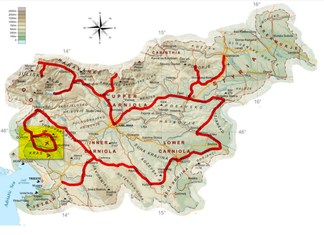 Découverte des différentes régions de la Slovénie Itiner10