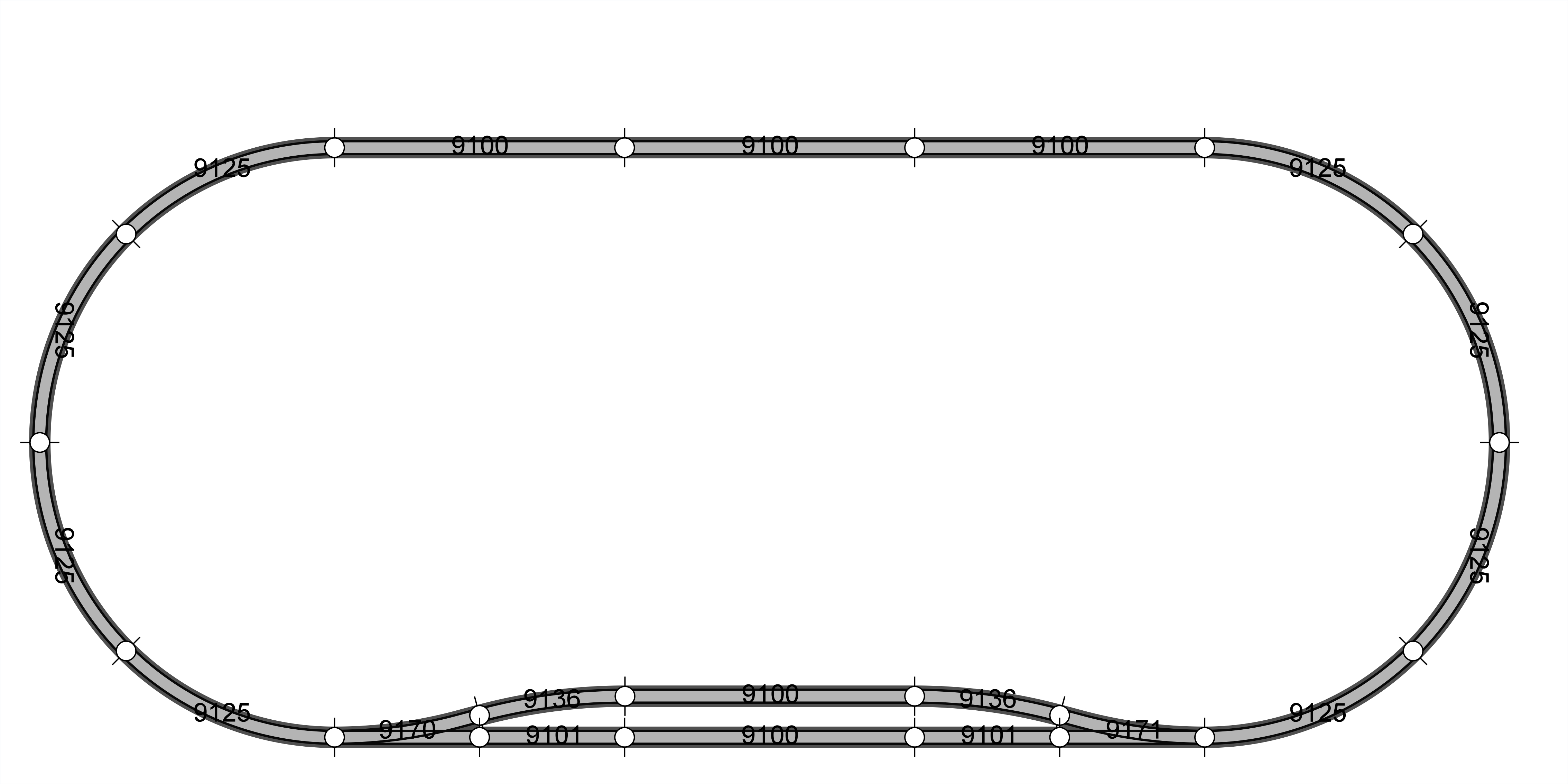 Quels autorails pour ce petit réseau en R2  ? Noel2012