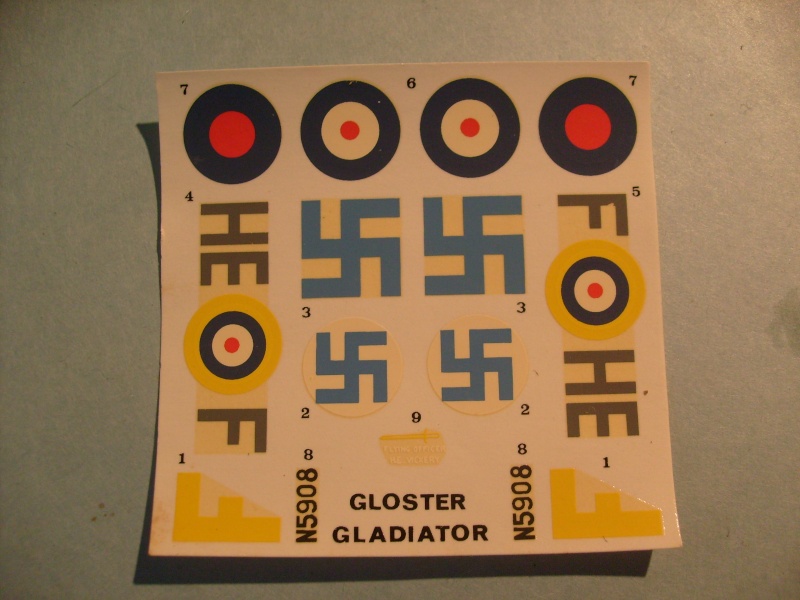 Comparatif GLOSTER GLADIATOR 1/72ème S7300725