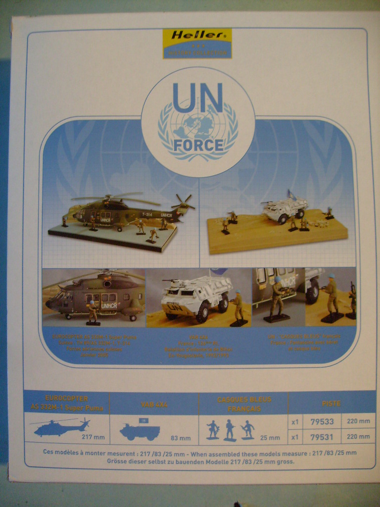 Coffret U.N Force "Casques bleu" 1/72ème Réf 52318 S7302221