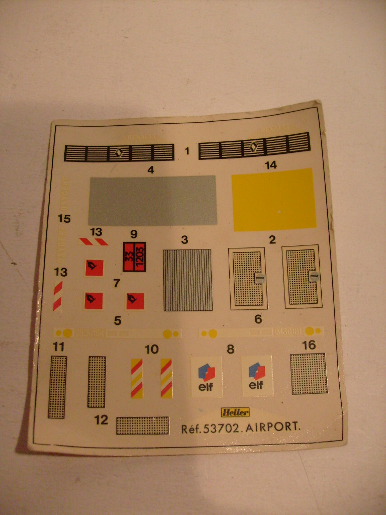 BOBKIT AIRPORT véhicules et personnels 1/72ème Réf 3702 S7303431
