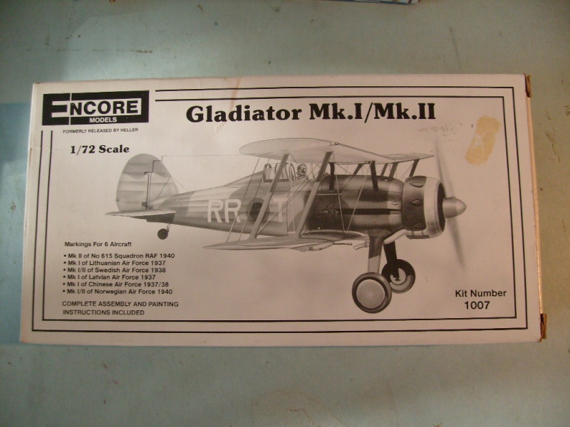 GLOSTER GLADIATEUR Mk 1 & II 1/72ème Réf 153 S7309560