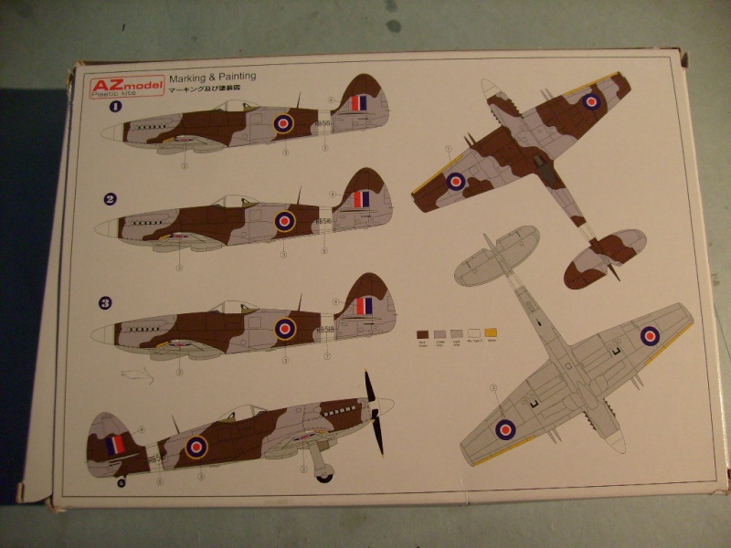 [AZ MODEL] SUPERMARINE SPITEFUL F Mk XIV 1/72ème Réf AZ 7271 S7309576