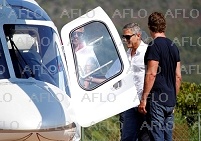 A few more pictures of George Clooney and Rande Gerber in Corsica last week Corsic16
