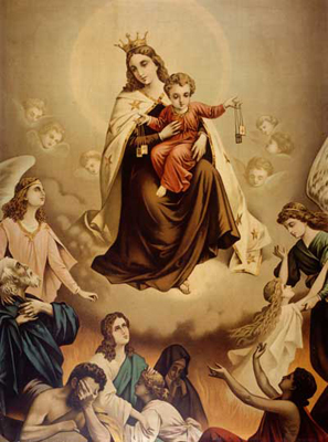 Santa Teresa de Jesus / Virgen del Carmen - s. XVIII Virgen10