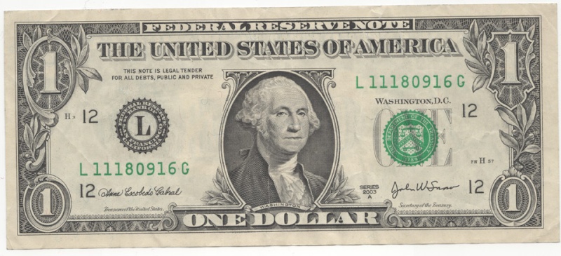 histoire du billet de & Dollar 1dolla11