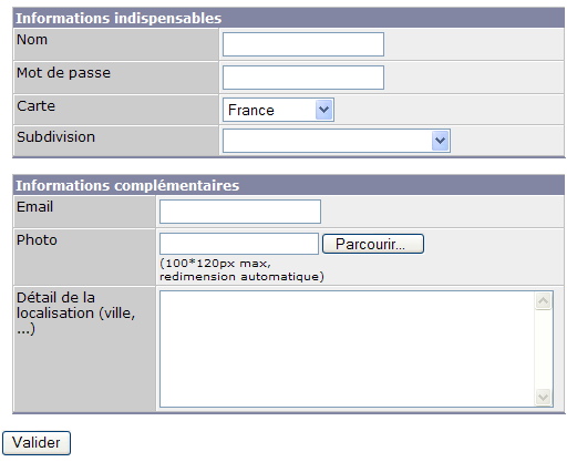 La Golocalisation des membres ! Map212