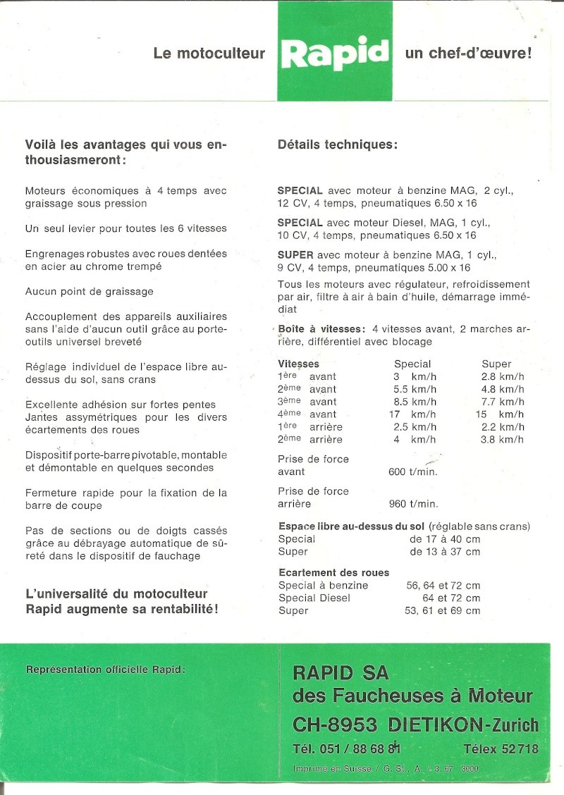 renseignements motoculteurs rapid - Page 2 Rapid_35