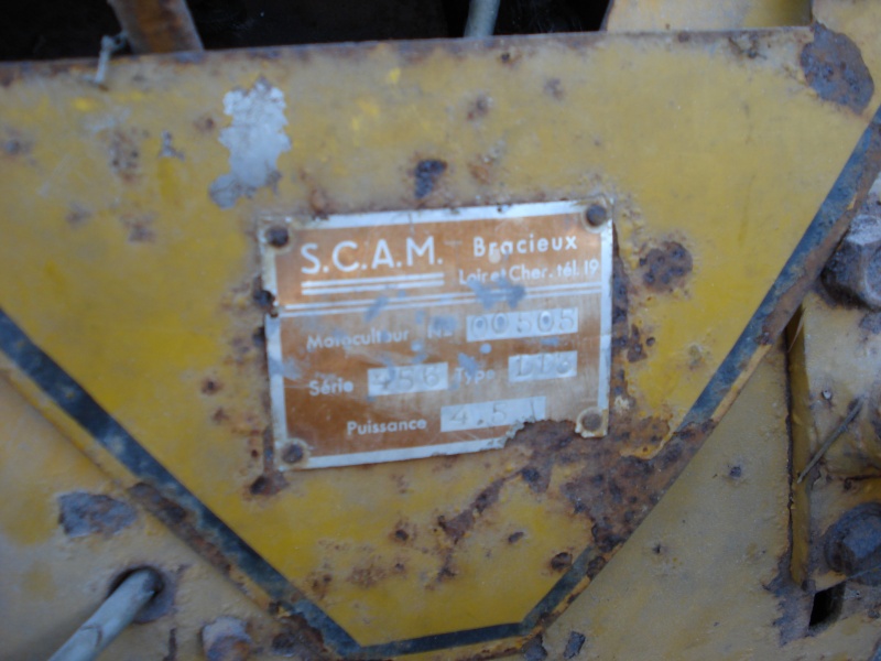 recherche info sur ce motoculteur Scam10