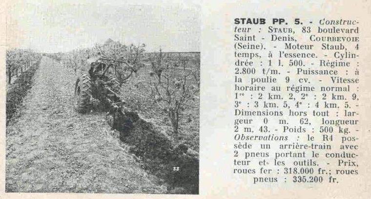 STAUB - STAUB  tracteurs :prospectus d'époque Staub_11