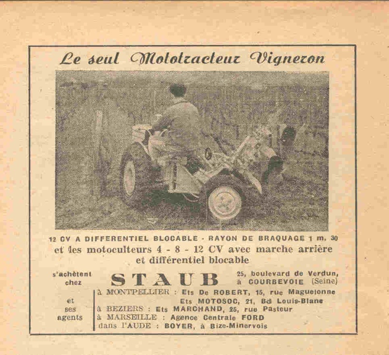 STAUB - STAUB  tracteurs :prospectus d'époque Staub_12