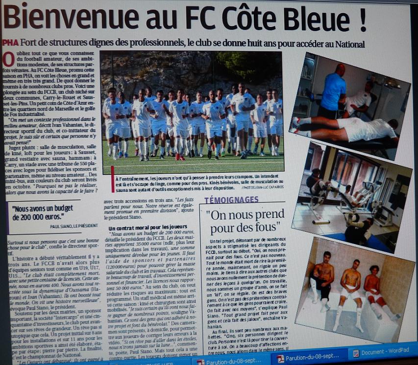 FC COTE BLEUE .. CARRY LE ROUET SAUSSET LES PINS / DHR  - Page 11 Photo182