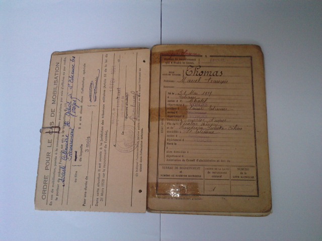 Papiers militaires et de captivité de mon arrière grand père P0905111