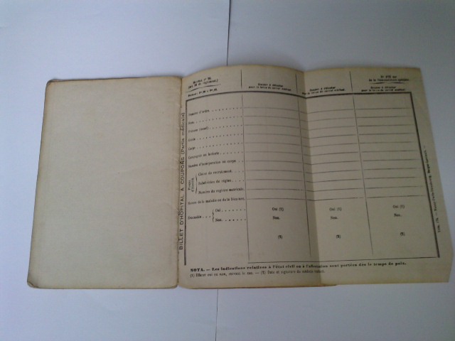 Papiers militaires et de captivité de mon arrière grand père P0905112