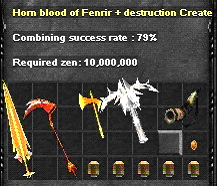 =CREACION DE FENRIR= 77561110