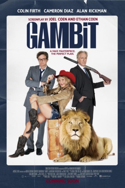 Gambit, avec Colin Firth et Alan Rickman Gambit10